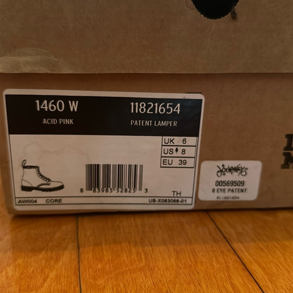 Pink doc martens, barely worn